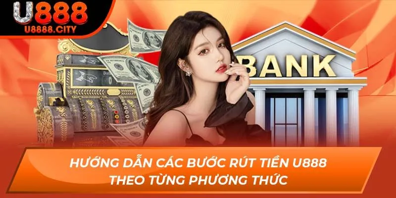 Hướng dẫn các bước rút tiền U888 theo từng phương thức